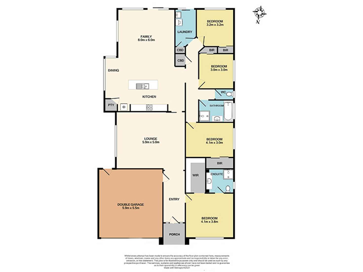 Floorplan of Homely house listing, 3 Katahdin Terrace, Cranbourne North VIC 3977