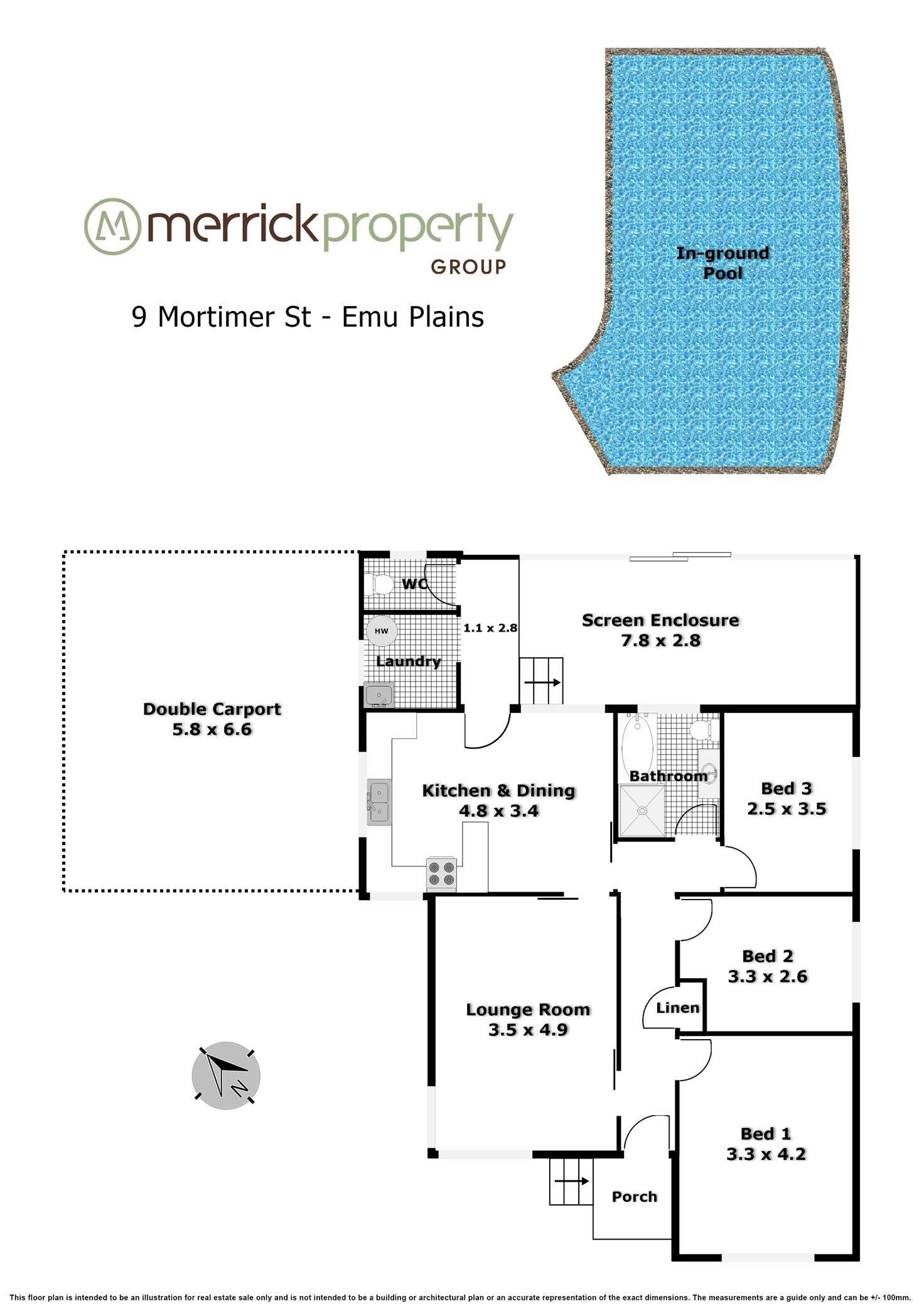 Floorplan of Homely house listing, 9 Mortimer Street, Emu Plains NSW 2750