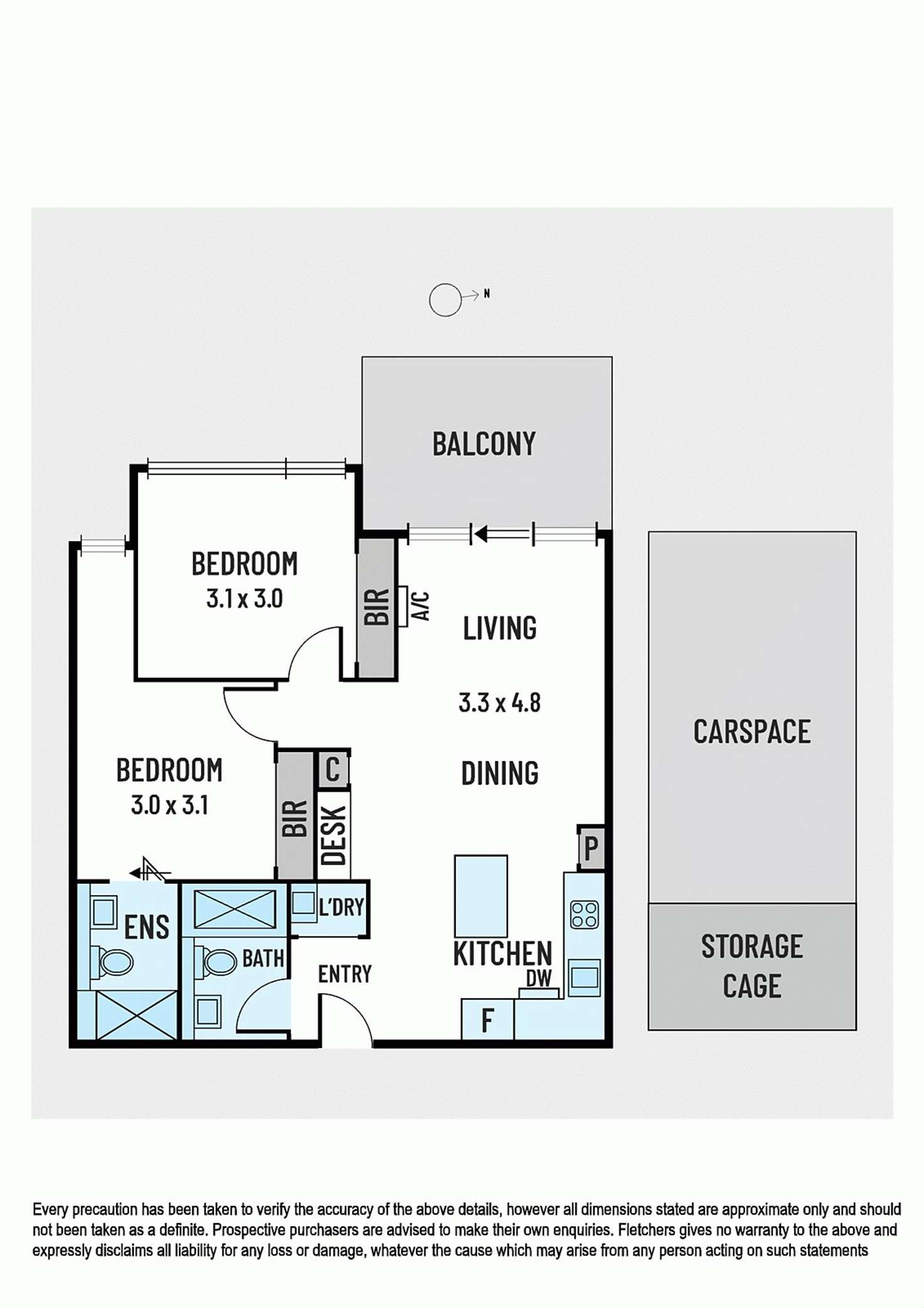 Floorplan of Homely apartment listing, 104/307 Barkers Road, Kew VIC 3101