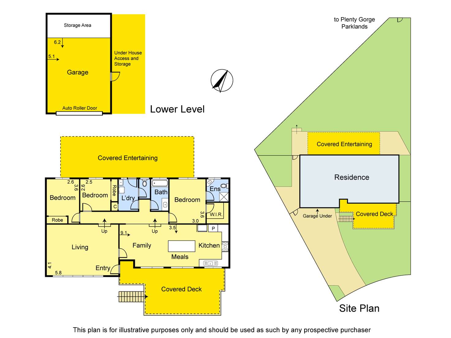 Floorplan of Homely house listing, 5 Wanbanna Avenue, Greensborough VIC 3088