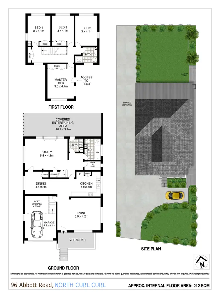 Floorplan of Homely house listing, 96 Abbott Road, North Curl Curl NSW 2099