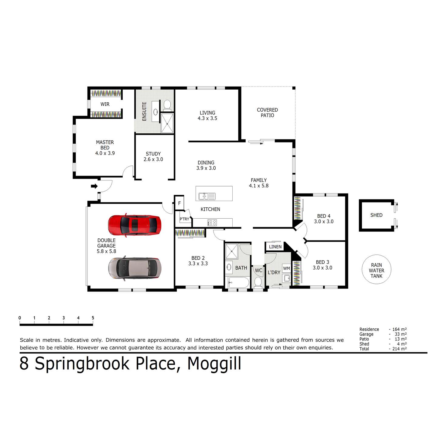 Floorplan of Homely house listing, 8 Springbrook Place, Moggill QLD 4070