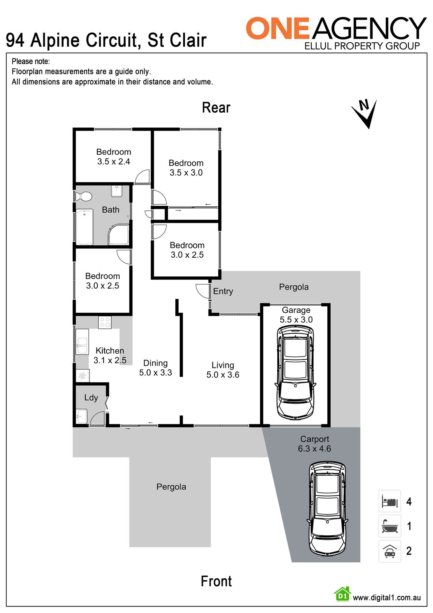 Floorplan of Homely house listing, 94 Alpine Circuit, St Clair NSW 2759