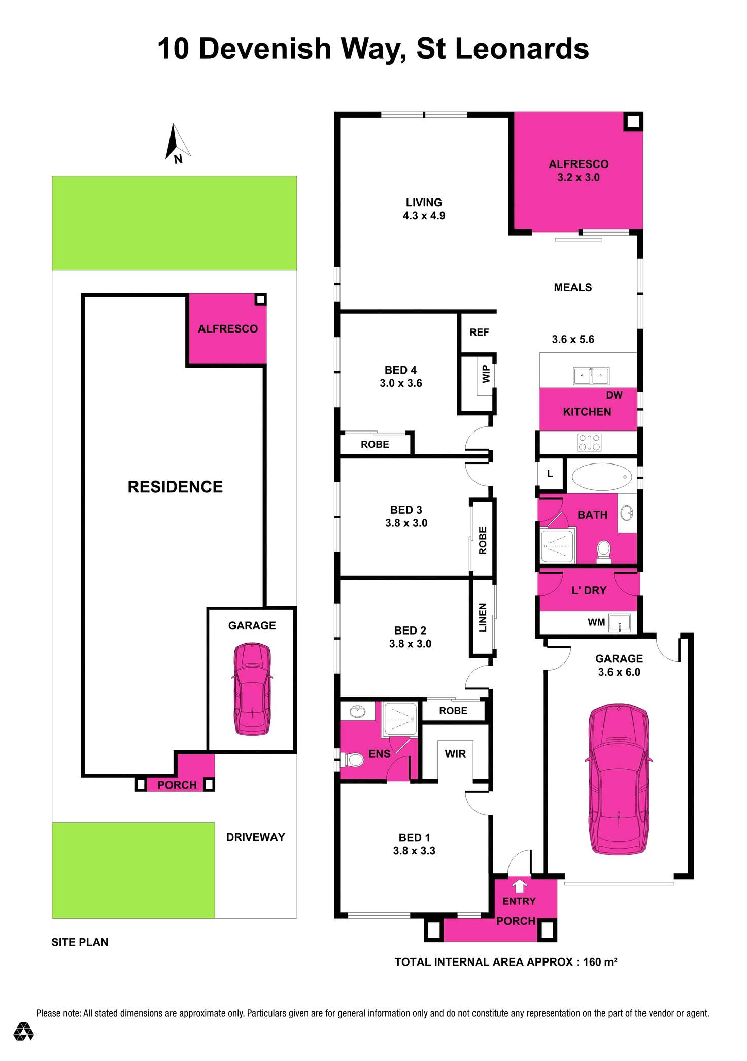 Floorplan of Homely house listing, 10 Devenish Way, St Leonards VIC 3223