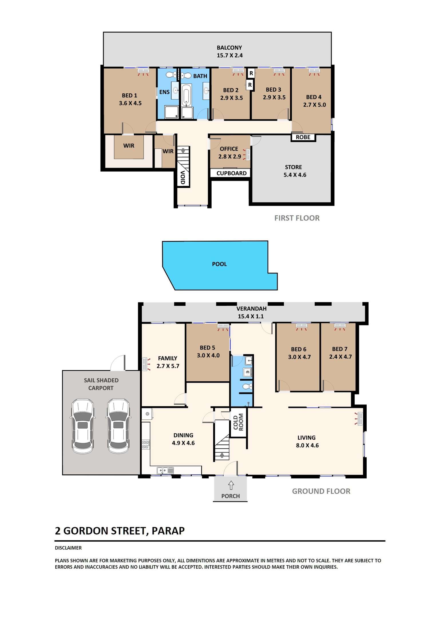 Floorplan of Homely house listing, 2 Gordon Street, Parap NT 820