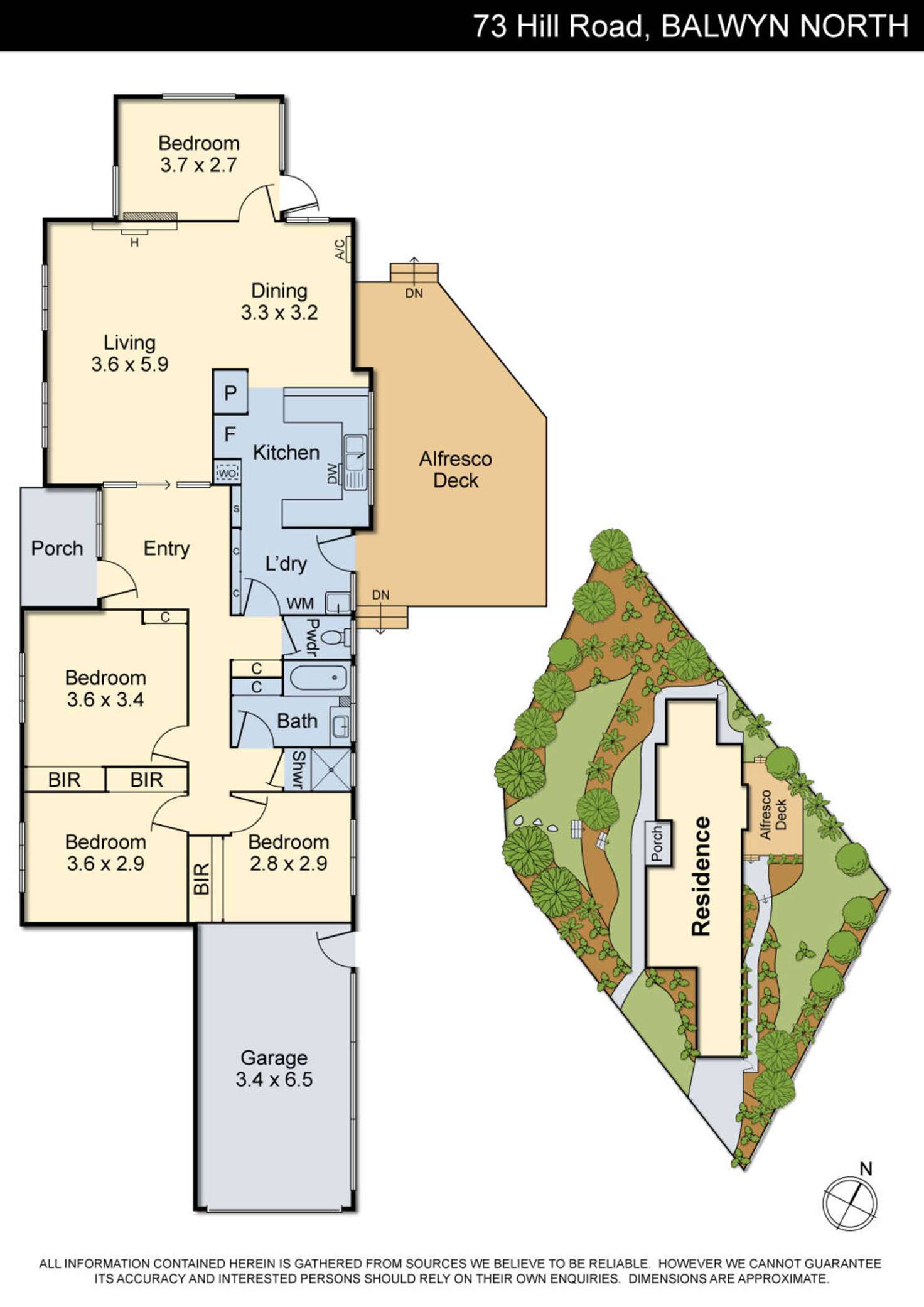 Floorplan of Homely house listing, 73 Hill Road, Balwyn North VIC 3104