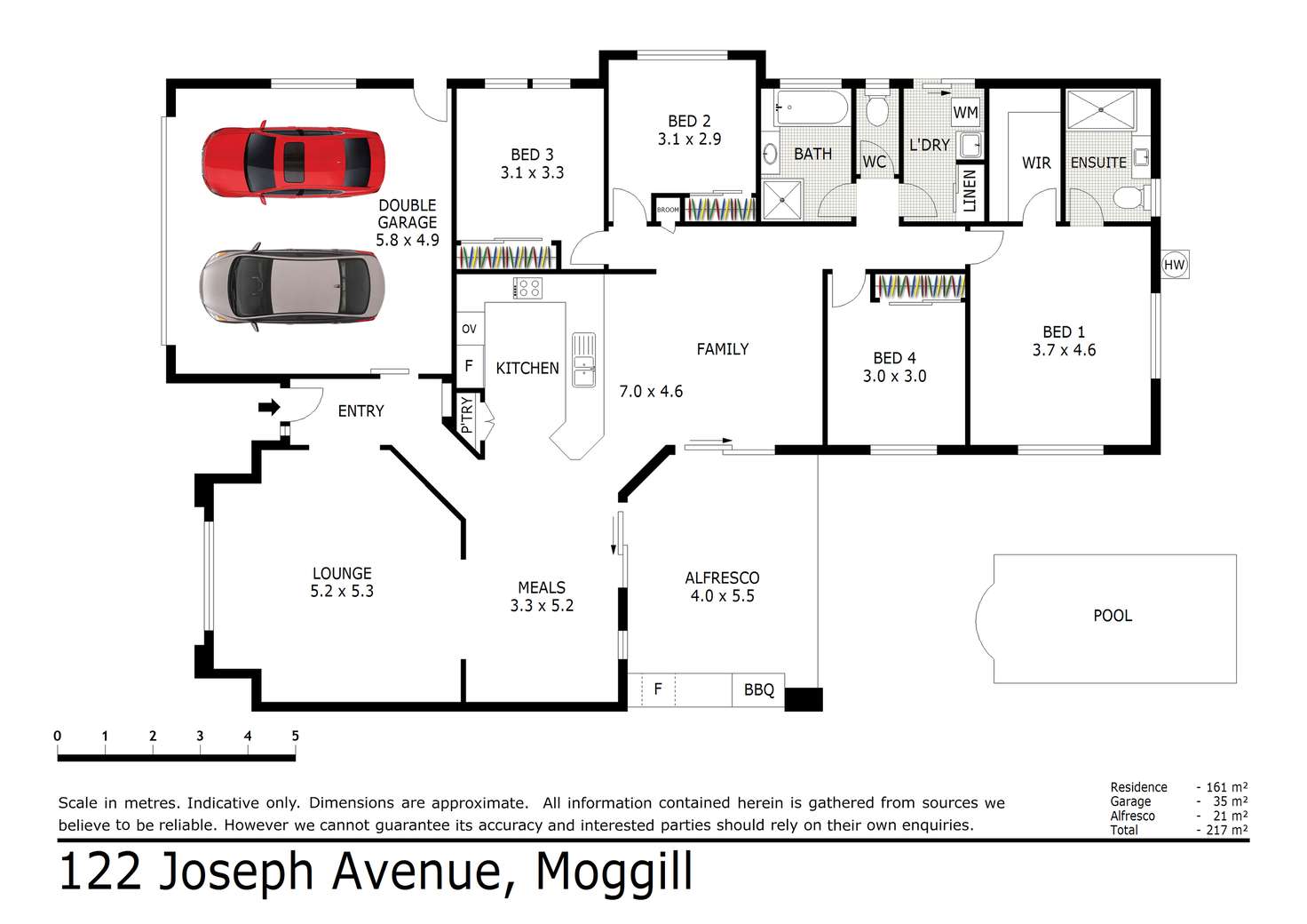 Floorplan of Homely house listing, 122 Joseph Avenue, Moggill QLD 4070