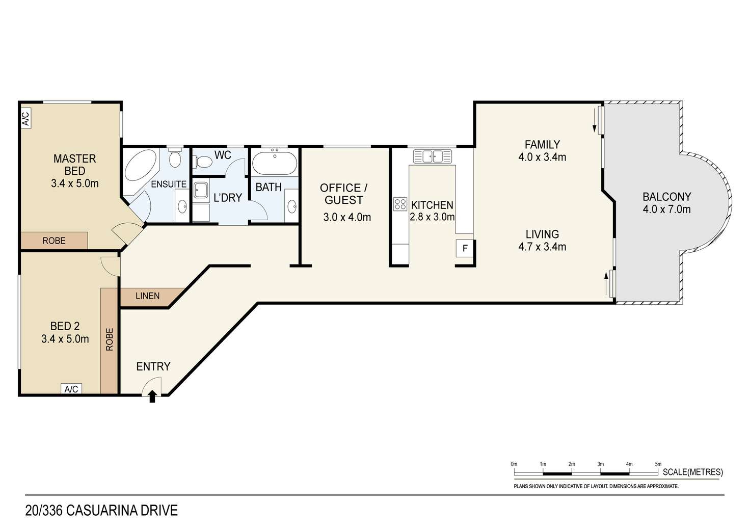 Floorplan of Homely unit listing, 20/336 Casuarina Drive, Rapid Creek NT 810