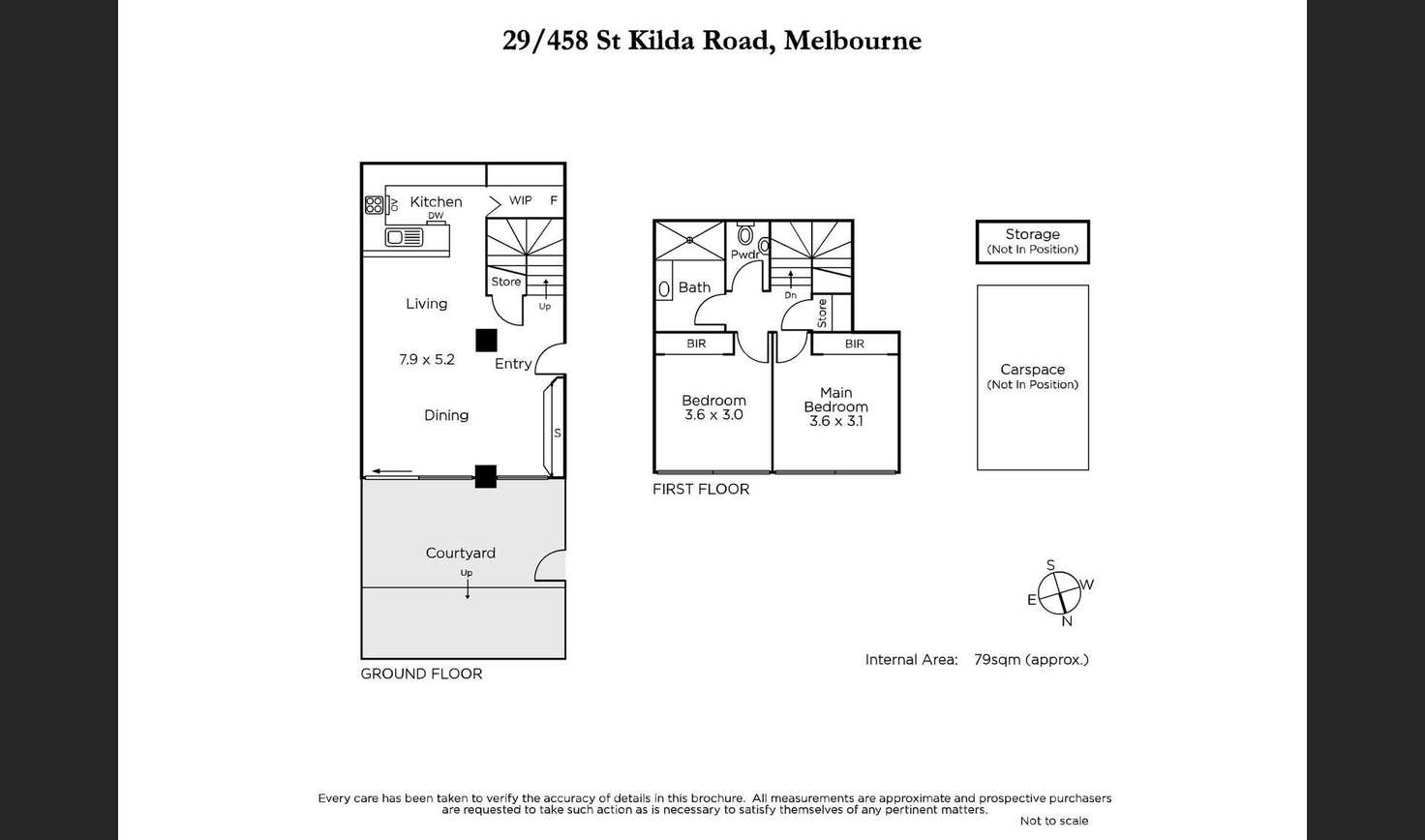 Floorplan of Homely unit listing, 29/458 St Kilda Road, Melbourne VIC 3004