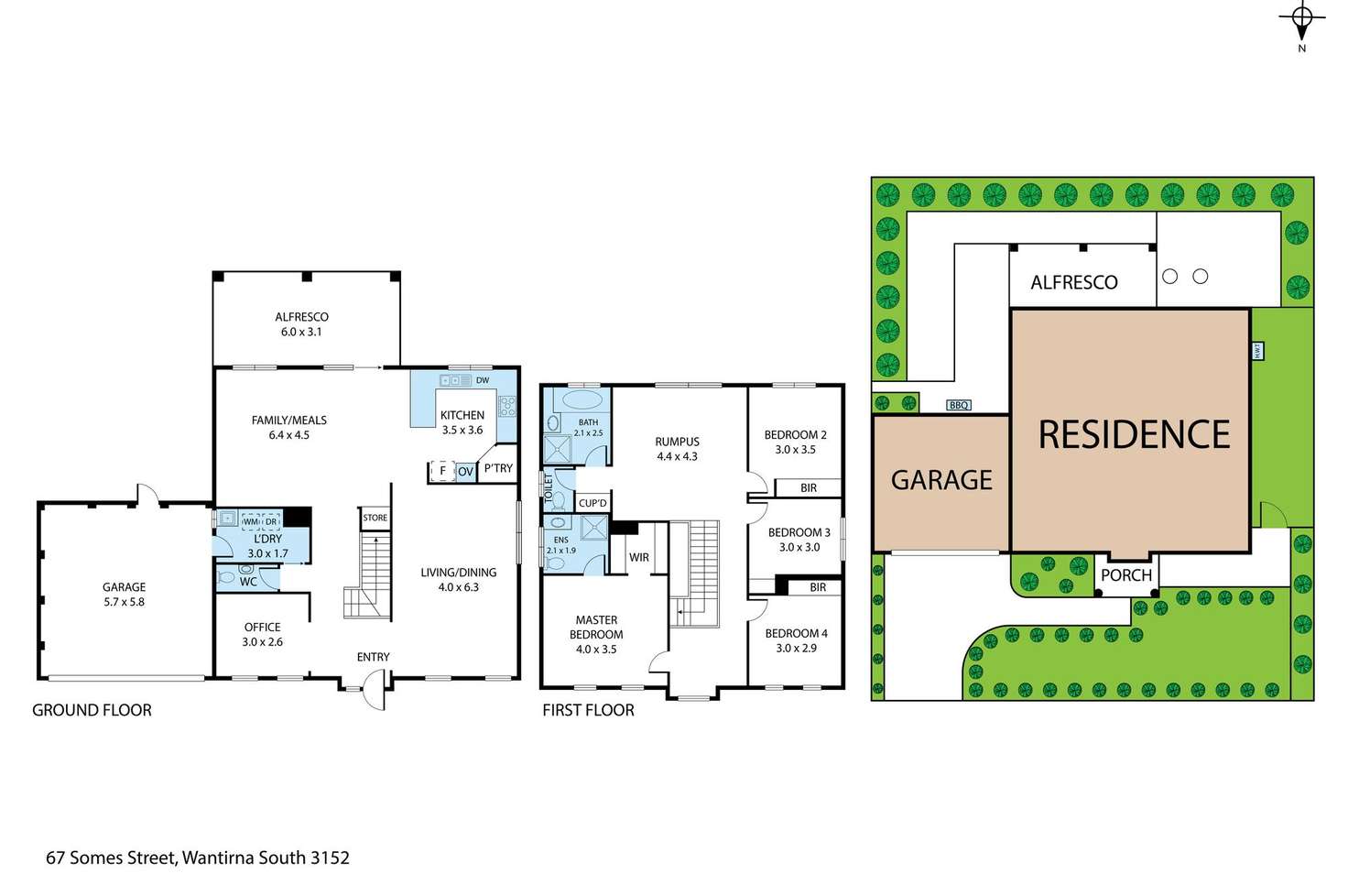 Floorplan of Homely house listing, 67 Somes Street, Wantirna South VIC 3152