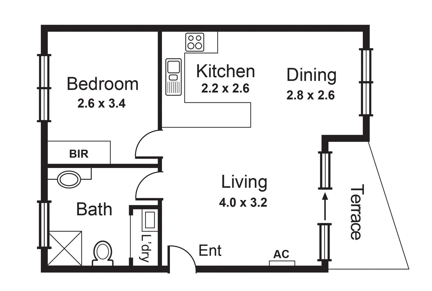 Floorplan of Homely apartment listing, 5/997 Dandenong Road, Malvern East VIC 3145