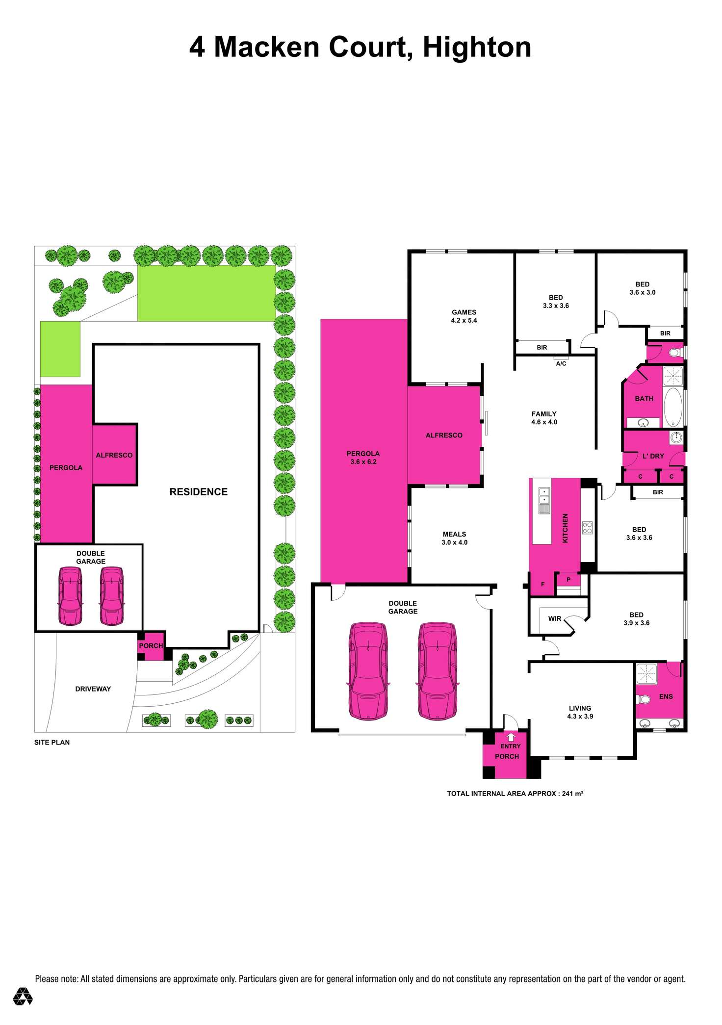 Floorplan of Homely house listing, 4 Macken Court, Highton VIC 3216