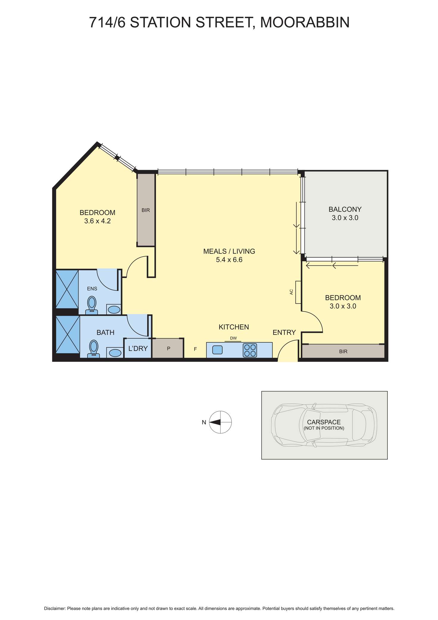 Floorplan of Homely apartment listing, 714/6 Station Street, Moorabbin VIC 3189