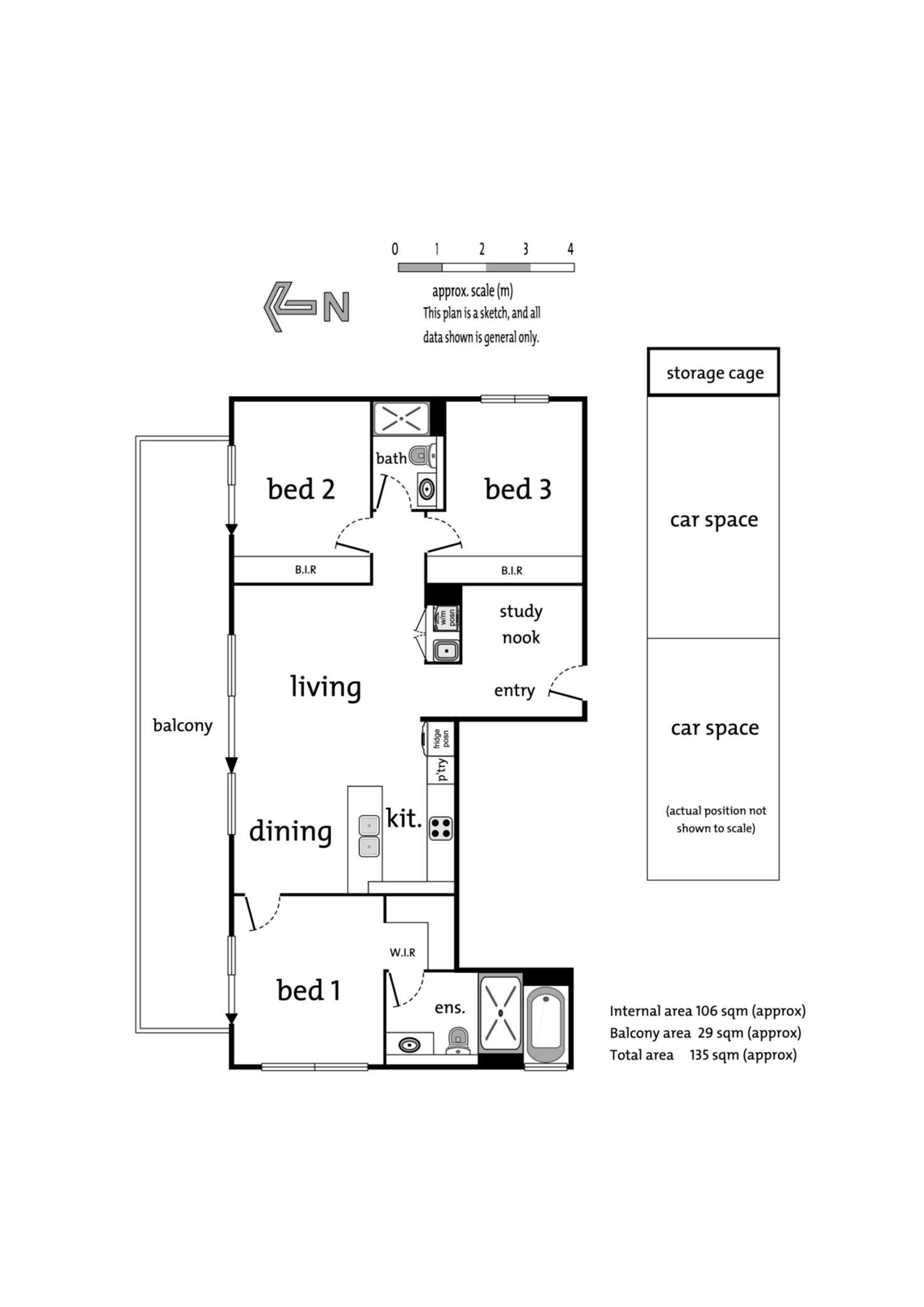 Floorplan of Homely apartment listing, 503/8 Bond Street, Ringwood VIC 3134