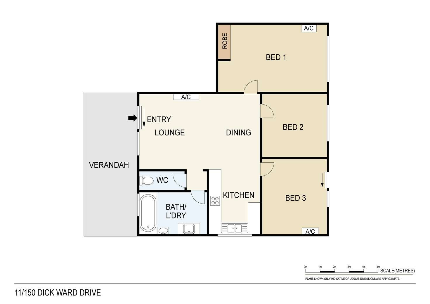 Floorplan of Homely apartment listing, 11/150 Dick Ward Drive, Coconut Grove NT 810