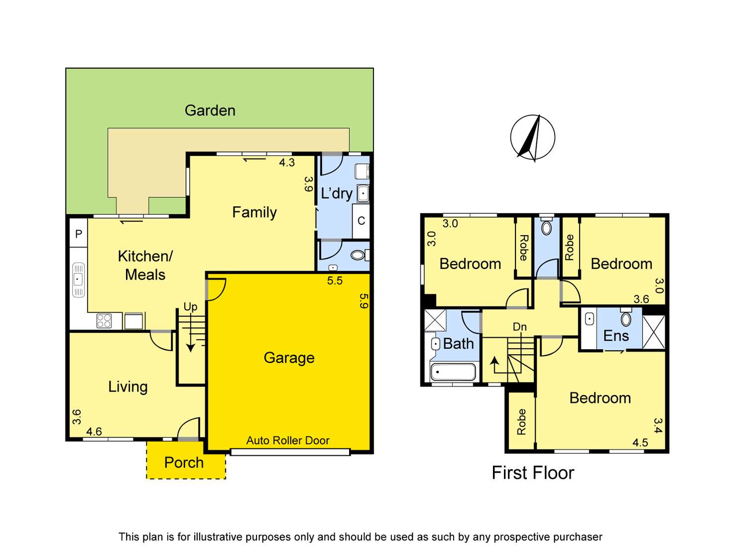 Floorplan of Homely townhouse listing, 4/65 Henry Street, Greensborough VIC 3088