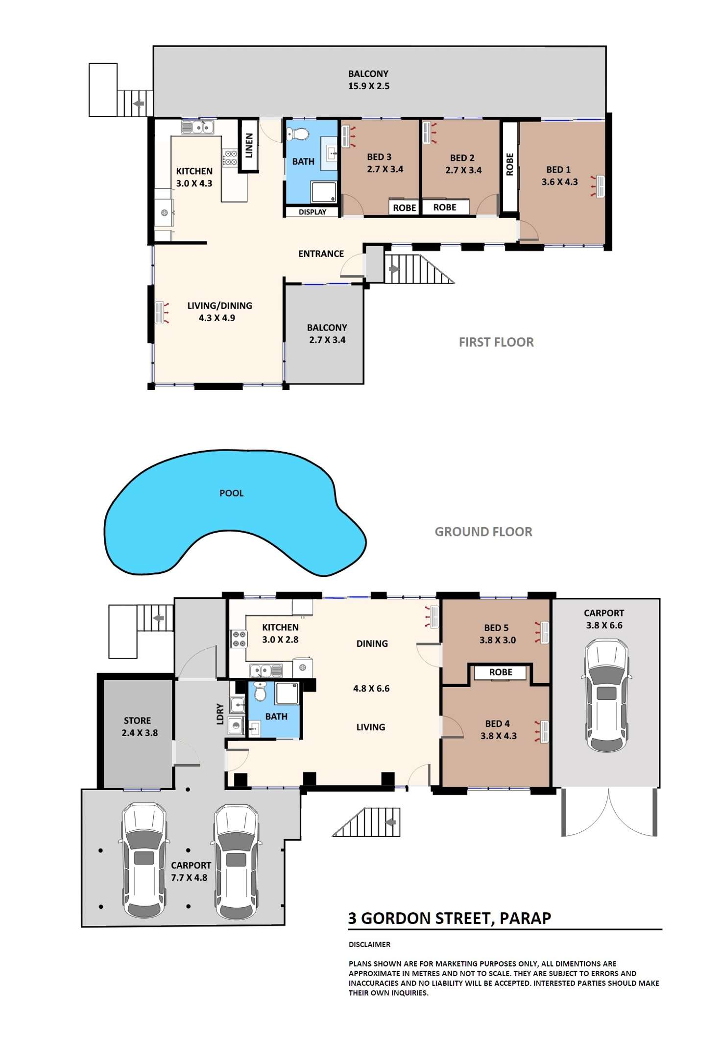 Floorplan of Homely house listing, 8 Gordon Street, Parap NT 820