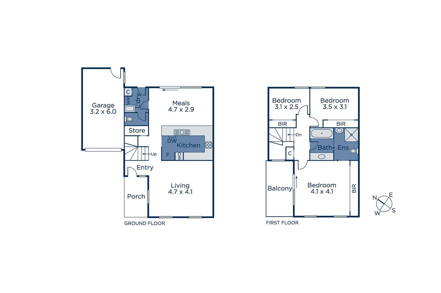 Floorplan of Homely townhouse listing, 5/9-11 Dixon Street, Clayton VIC 3168