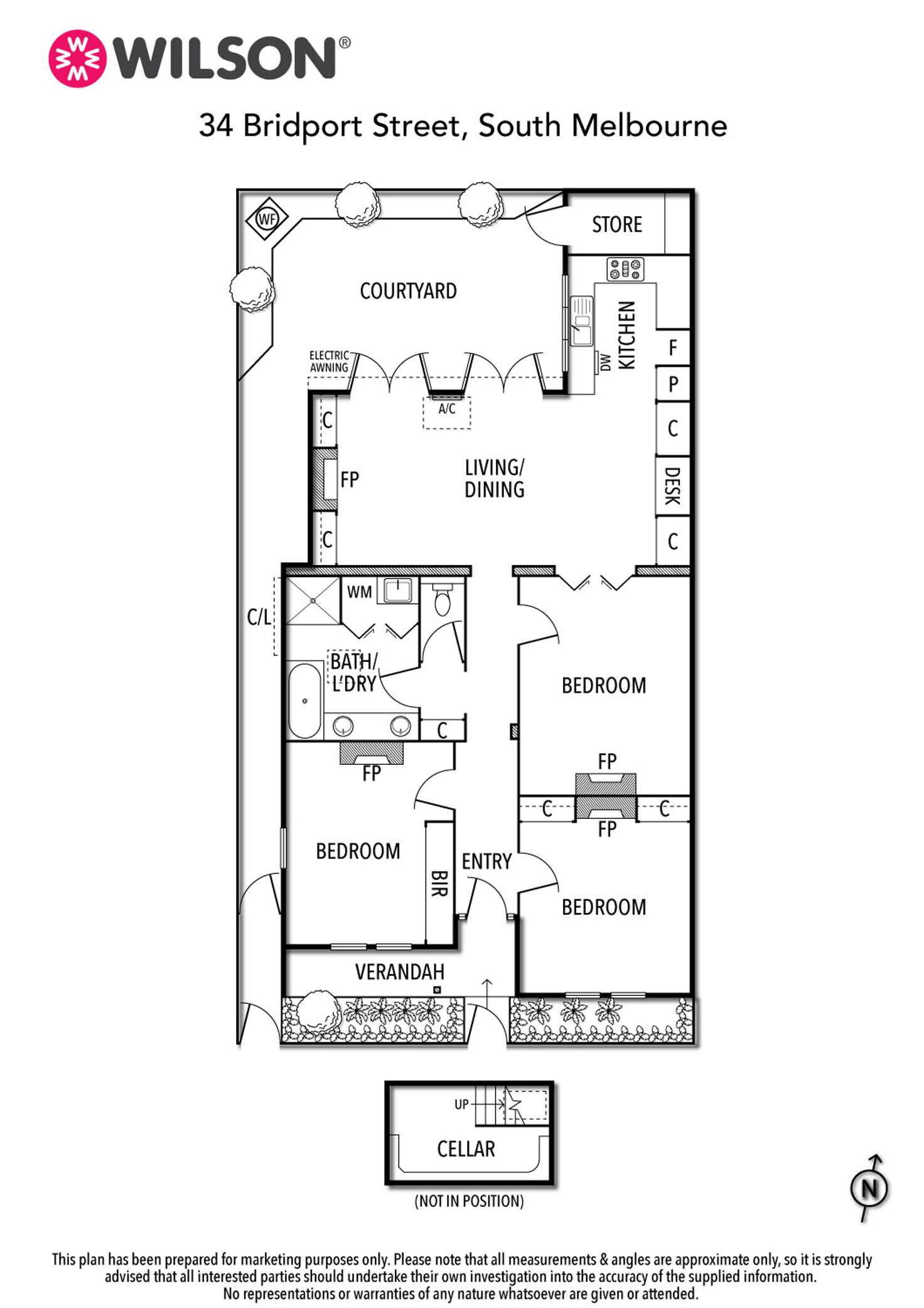 Floorplan of Homely house listing, 34 Bridport Street, South Melbourne VIC 3205