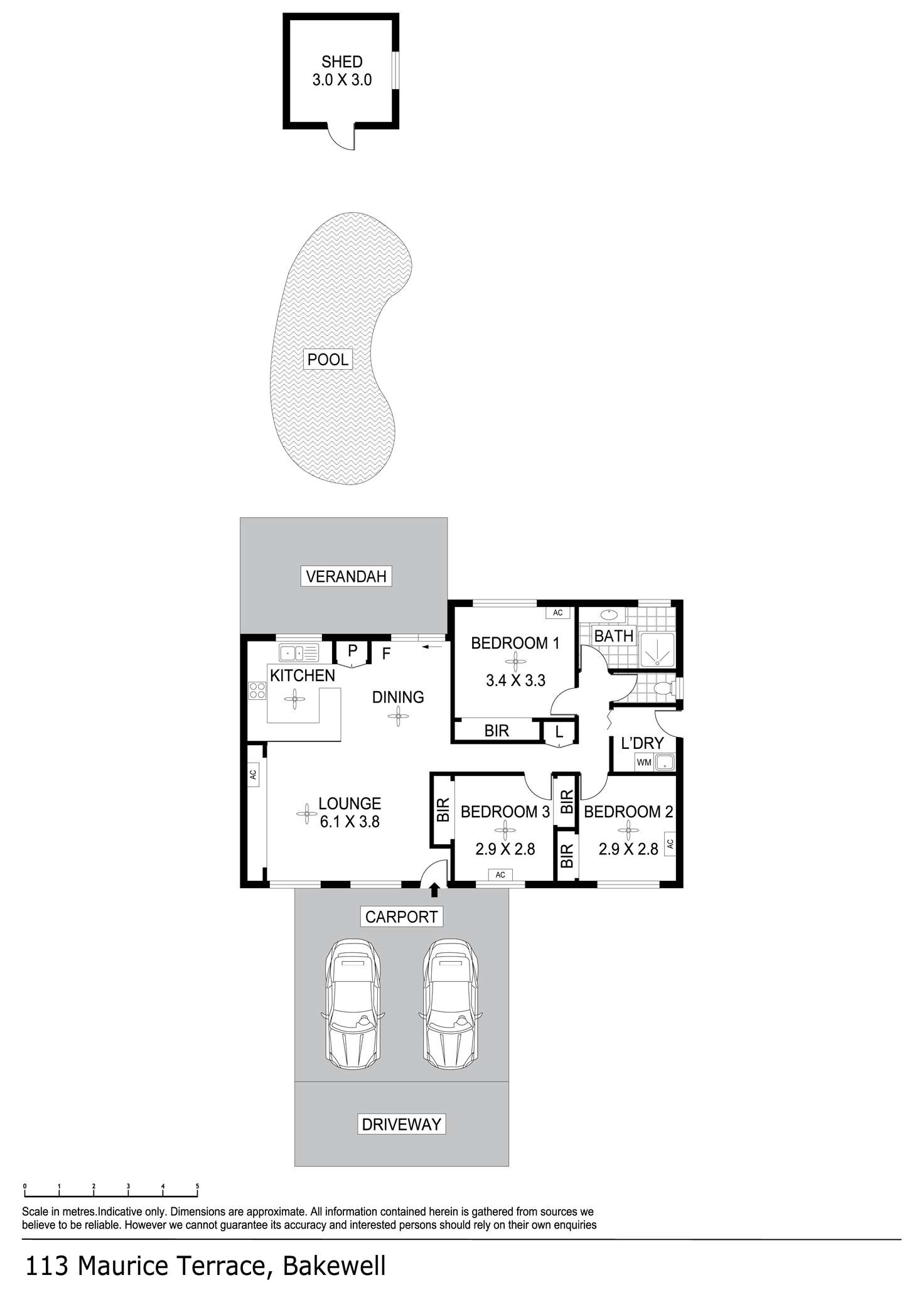 Floorplan of Homely house listing, 113 Maurice Terrace, Bakewell NT 832