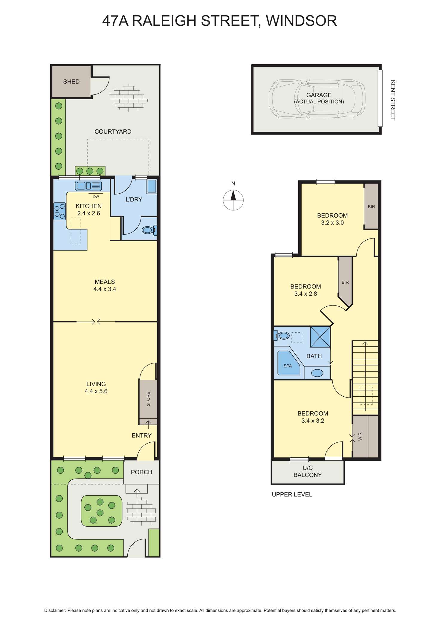 Floorplan of Homely house listing, 47A Raleigh Street, Windsor VIC 3181