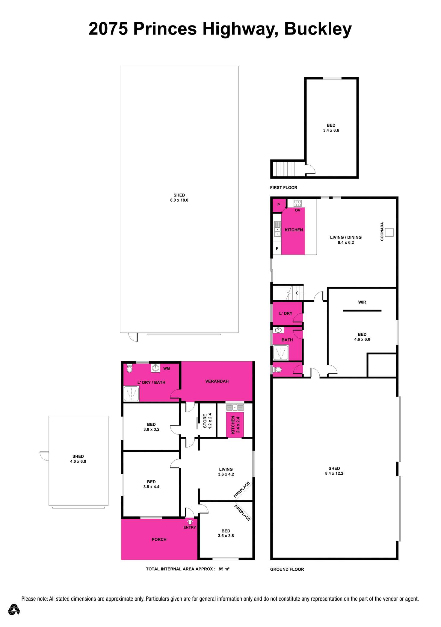 Floorplan of Homely house listing, 2075 Princes Highway, Buckley VIC 3240