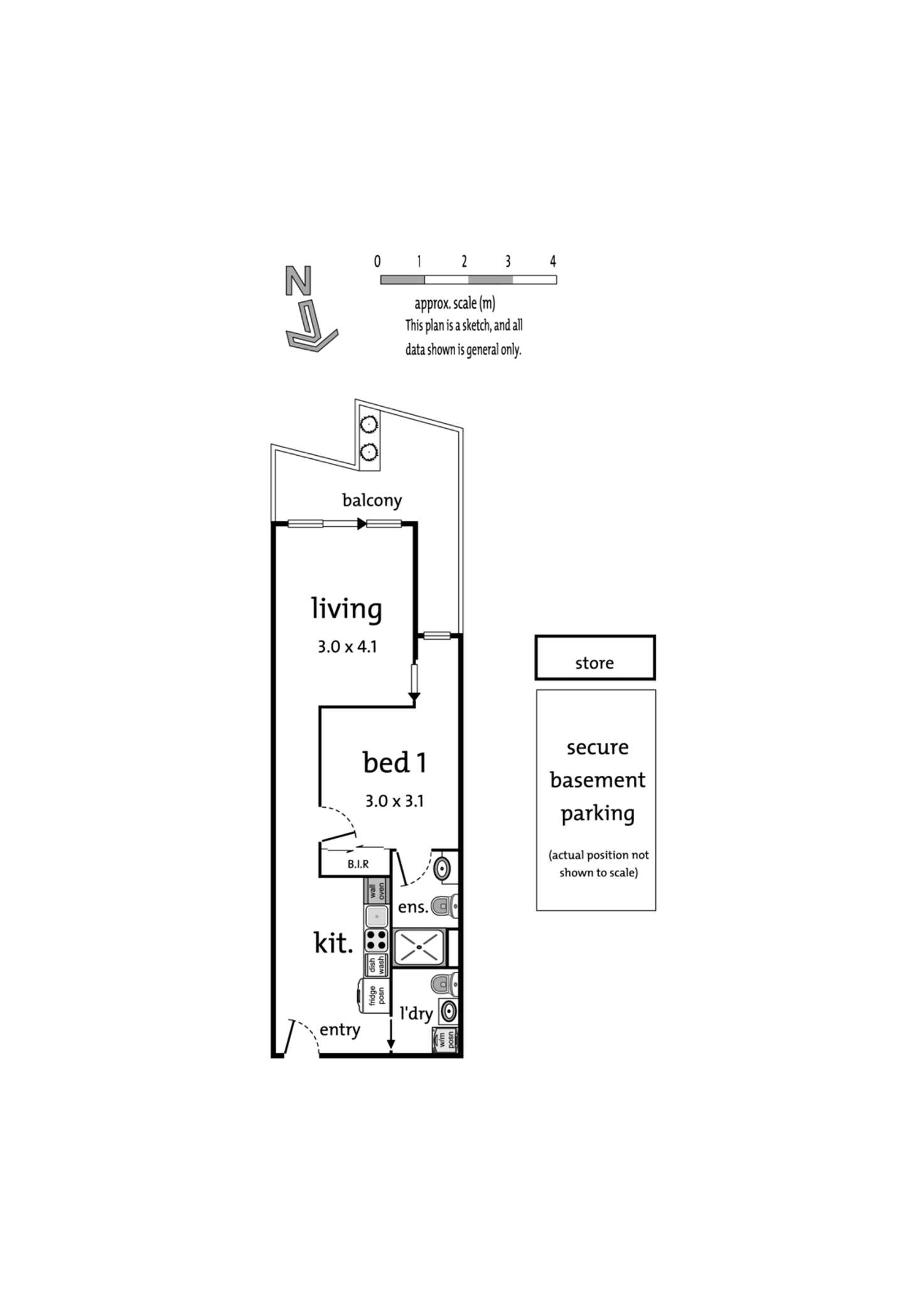 Floorplan of Homely apartment listing, 112/210 Reynolds Road, Doncaster East VIC 3109