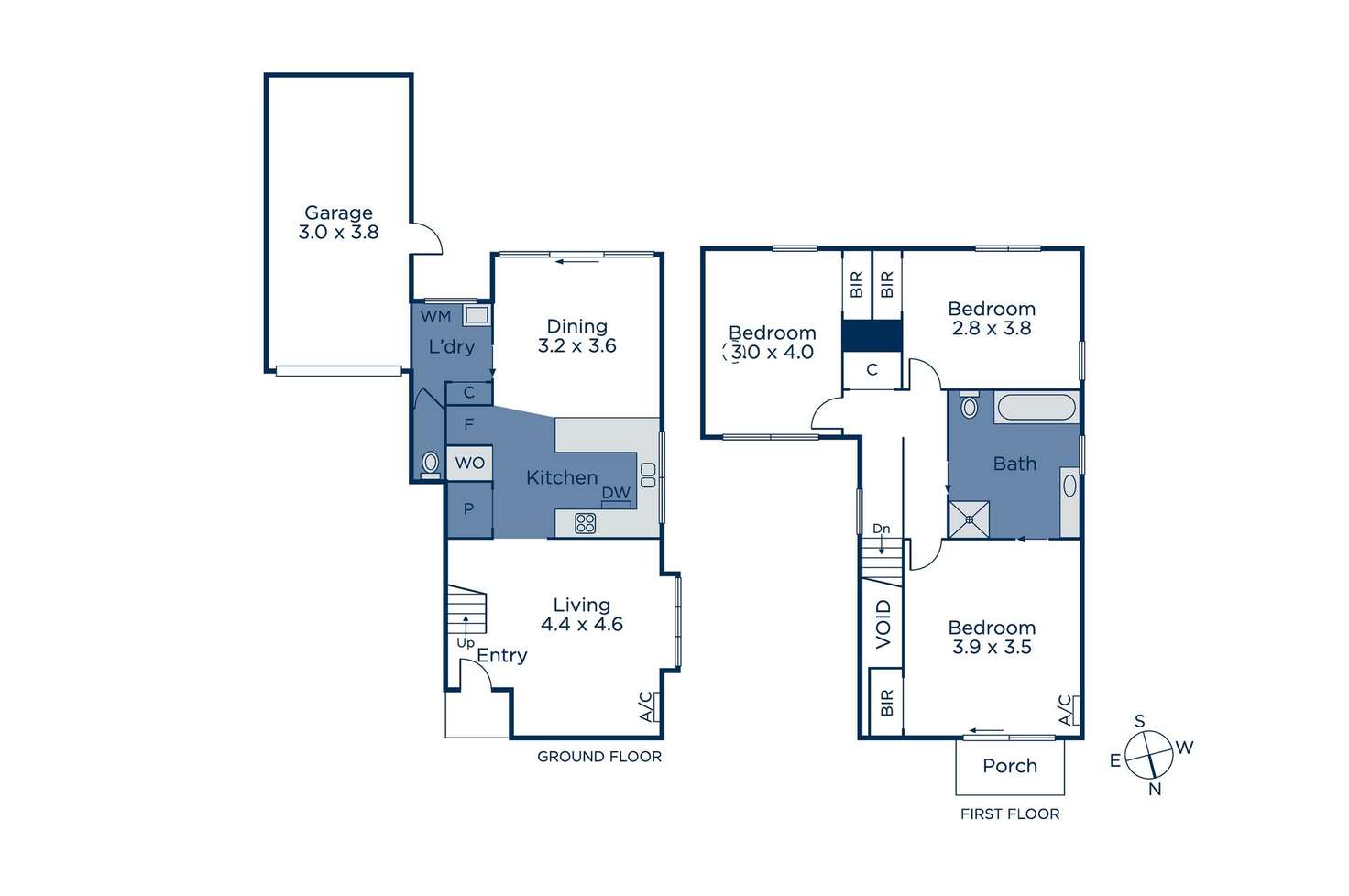 Floorplan of Homely unit listing, 1/18 Station Street, Blackburn VIC 3130