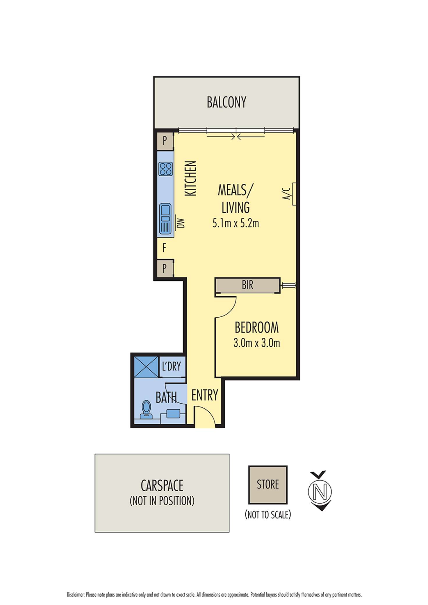 Floorplan of Homely apartment listing, 203/1387 Malvern Road, Malvern VIC 3144