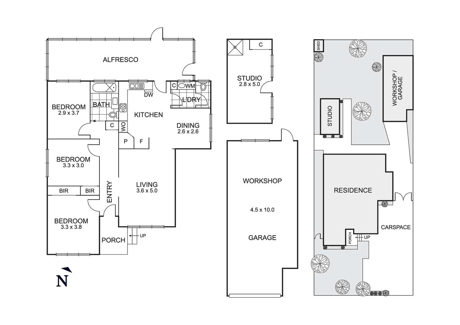 Floorplan of Homely house listing, 205 Lower Dandenong Road, Mentone VIC 3194