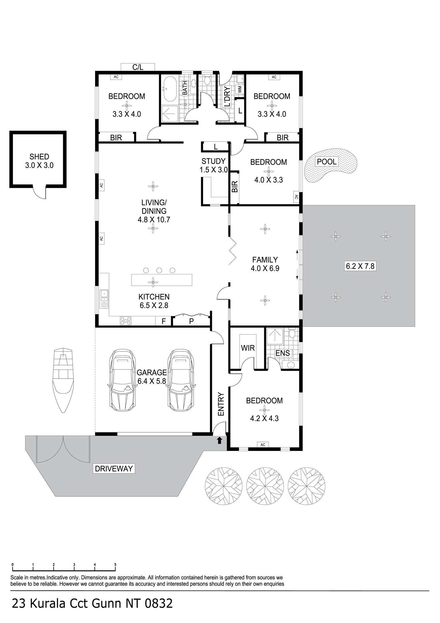 Floorplan of Homely house listing, 23 Kurala Circuit, Gunn NT 832