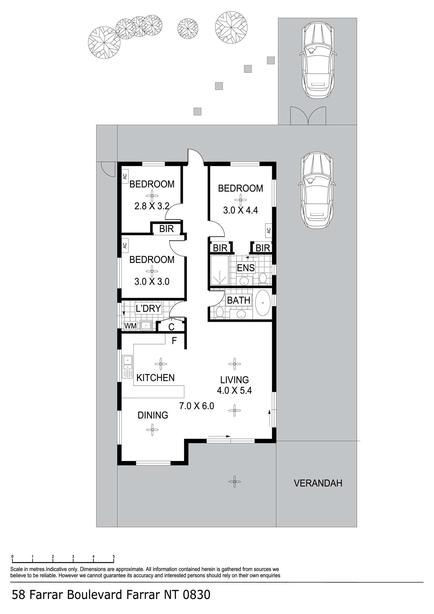 Floorplan of Homely house listing, 58 Farrar Boulevard, Farrar NT 830