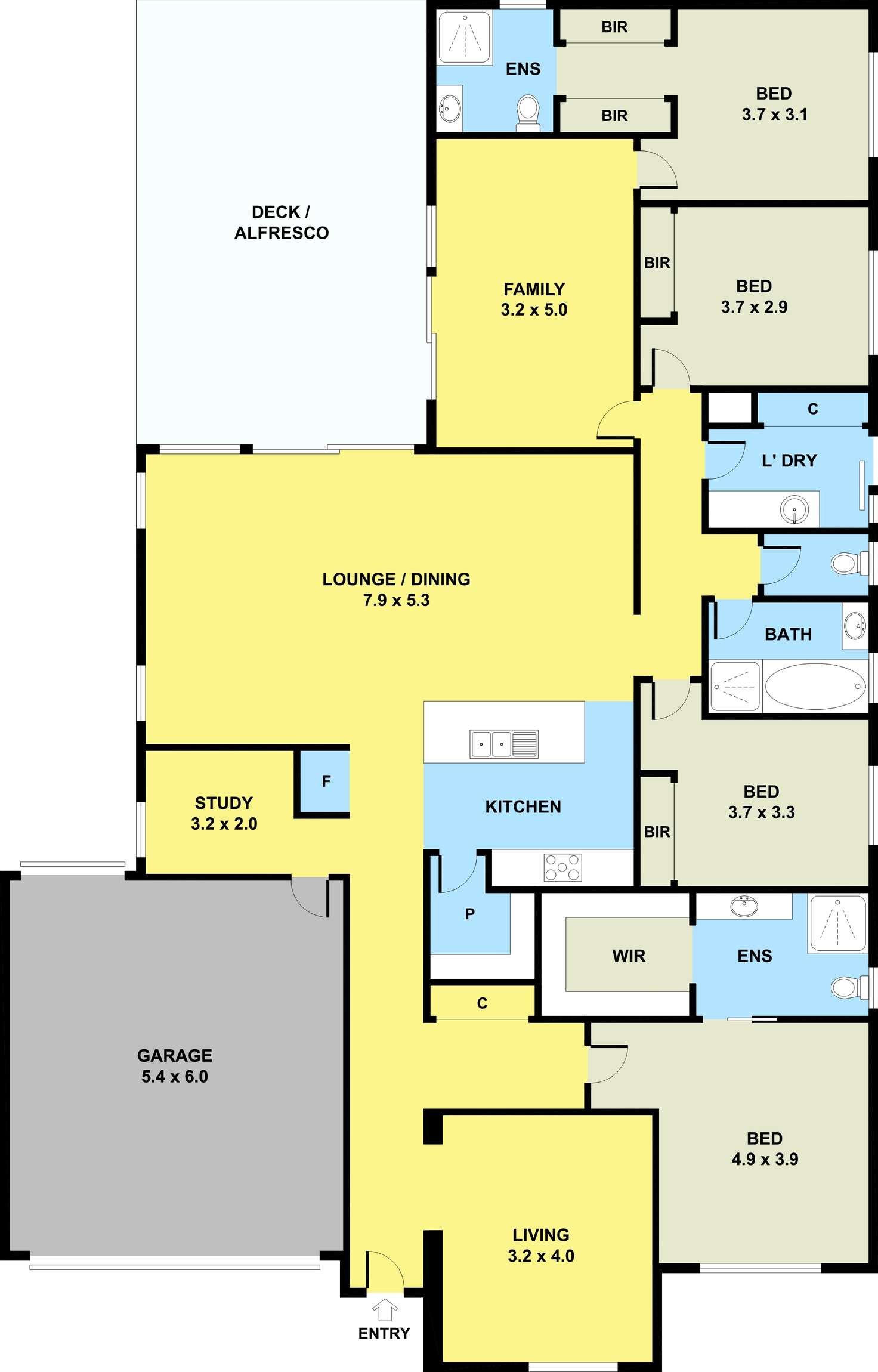 Floorplan of Homely house listing, 11 Bankton Avenue, Cranbourne East VIC 3977