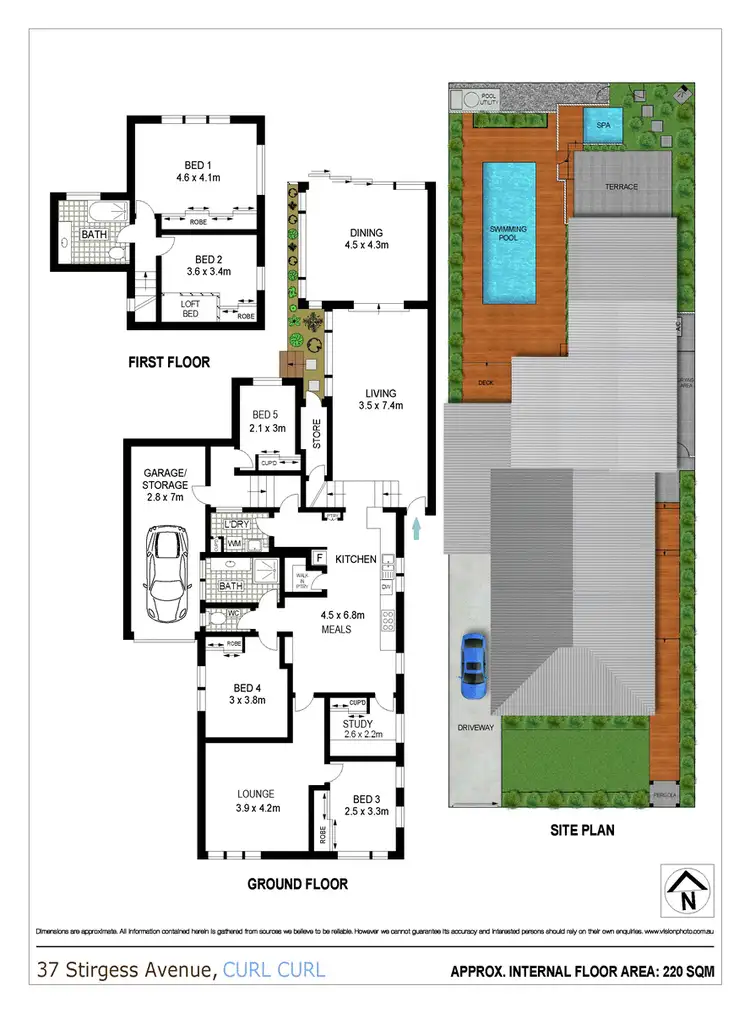 Floorplan of Homely house listing, 37 Stirgess Avenue, Curl Curl NSW 2096