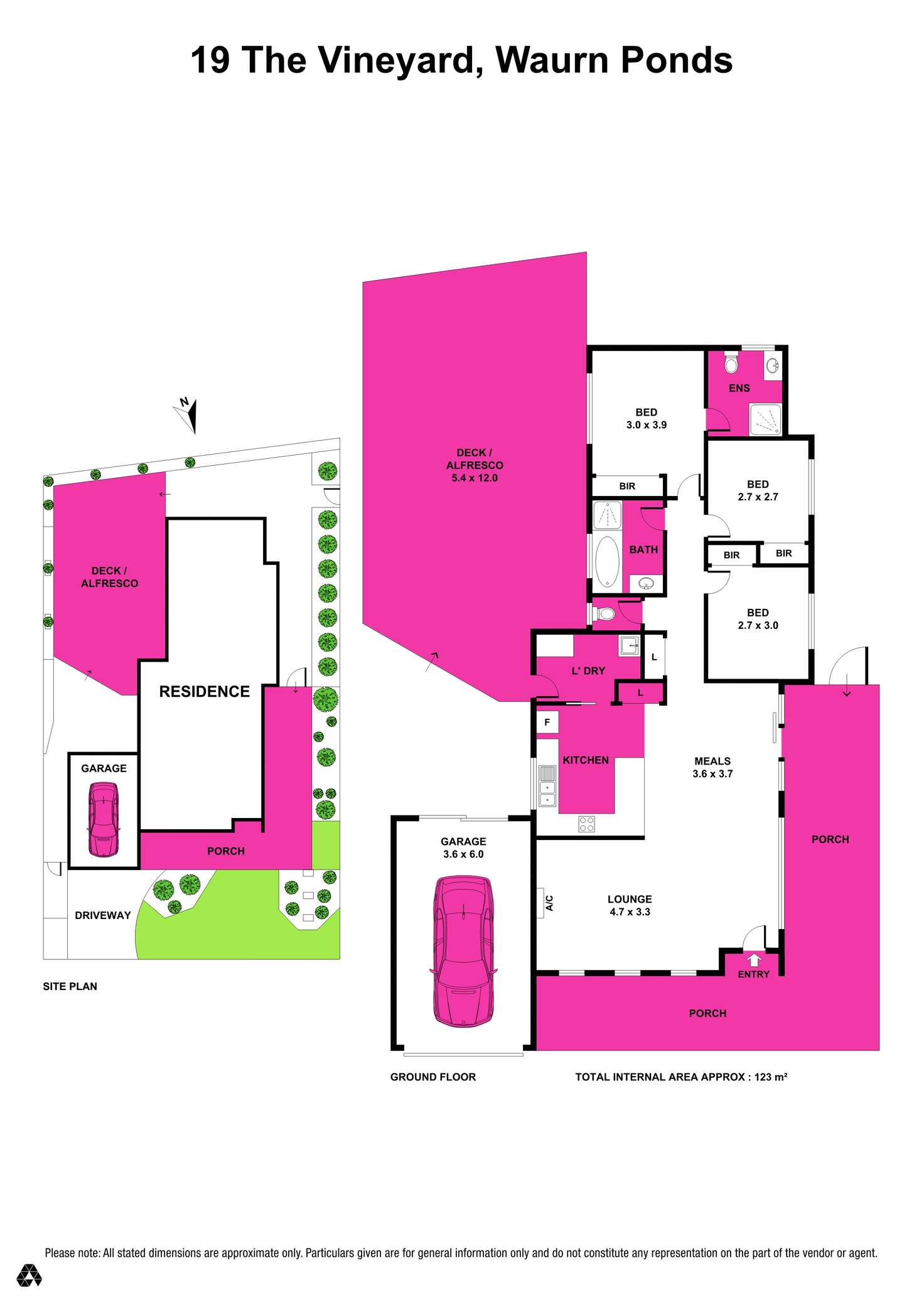 Floorplan of Homely house listing, 19 The Vineyard, Waurn Ponds VIC 3216