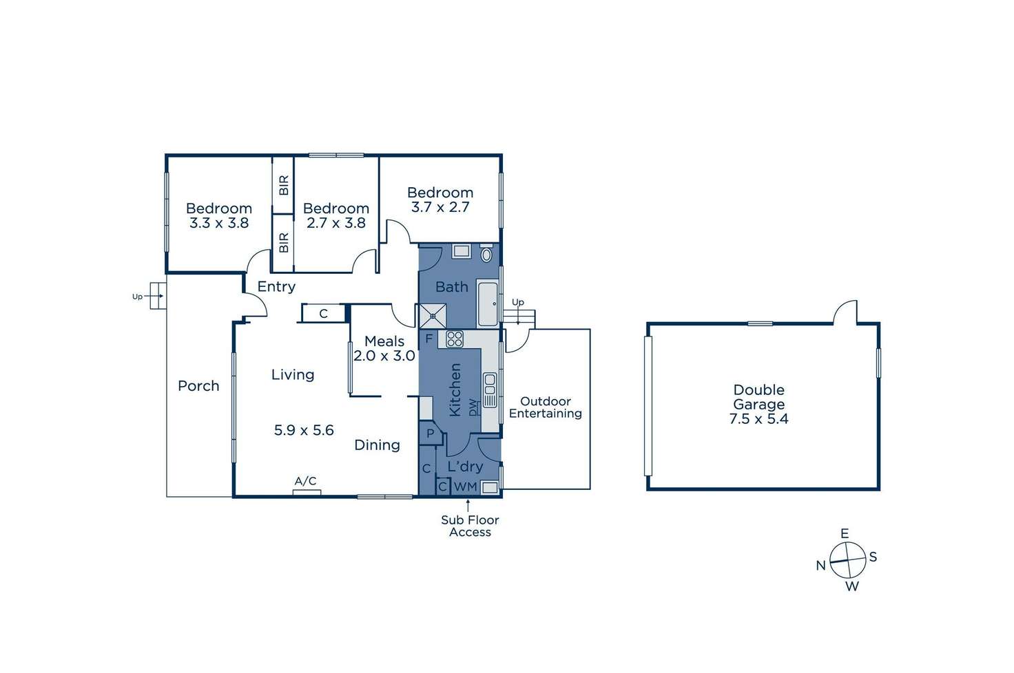 Floorplan of Homely house listing, 8 Sandgate Road, Blackburn South VIC 3130