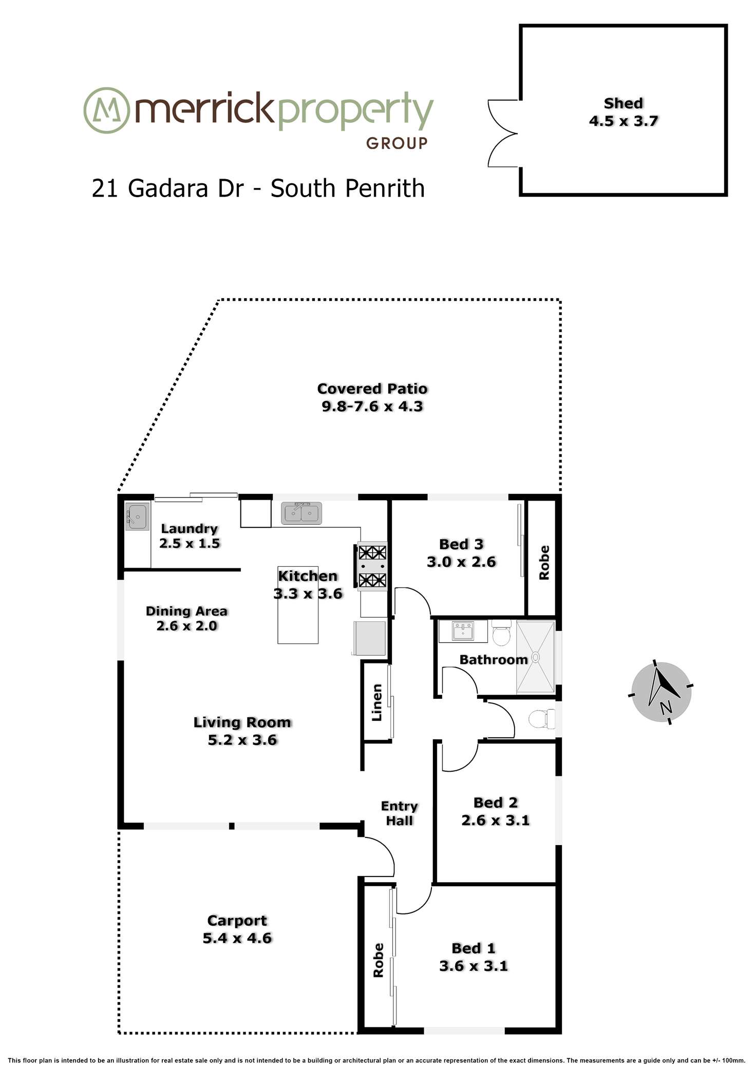 Floorplan of Homely house listing, 21 Gadara Drive, South Penrith NSW 2750