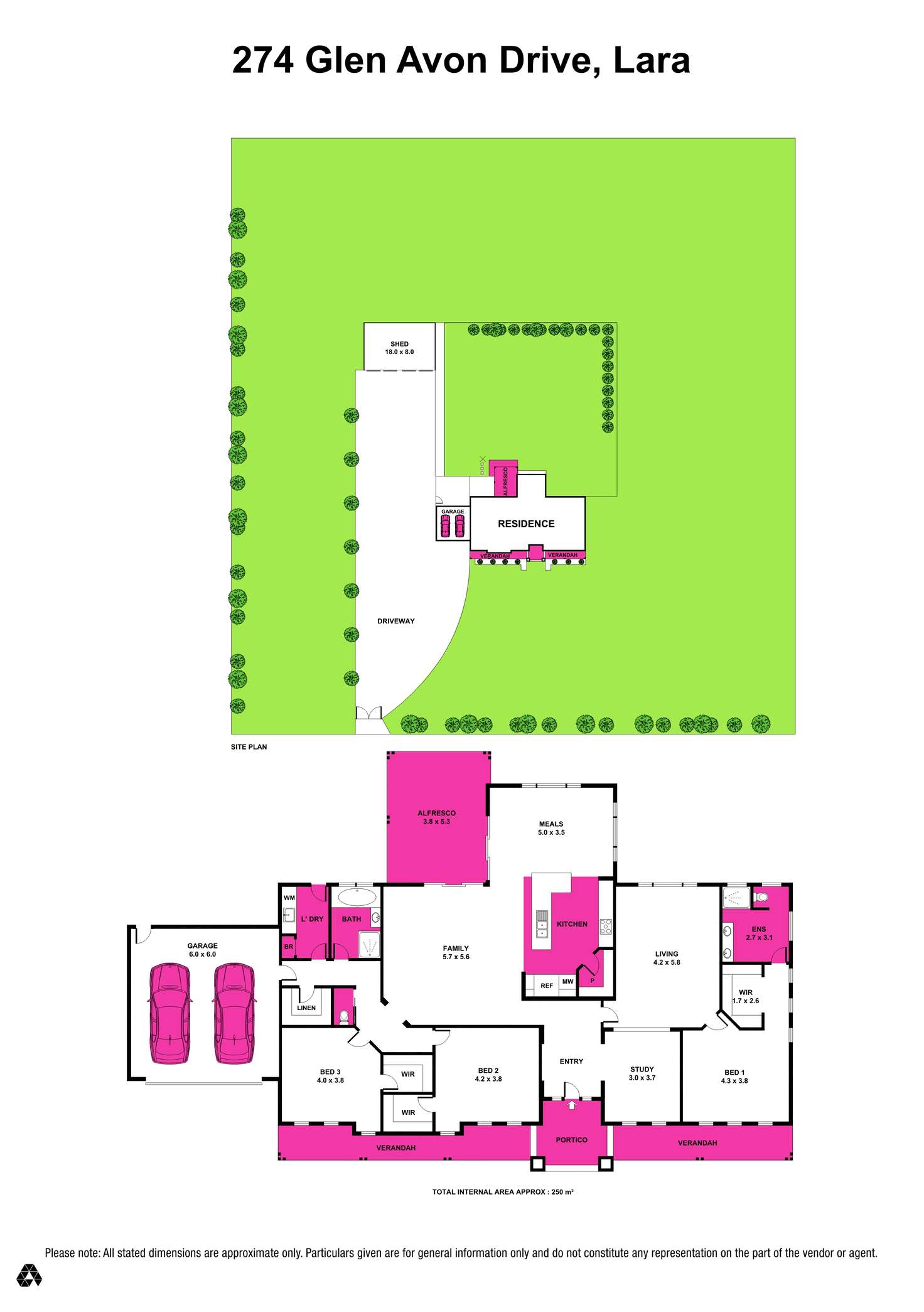 Floorplan of Homely house listing, 274 Glen Avon Drive, Bannockburn VIC 3331