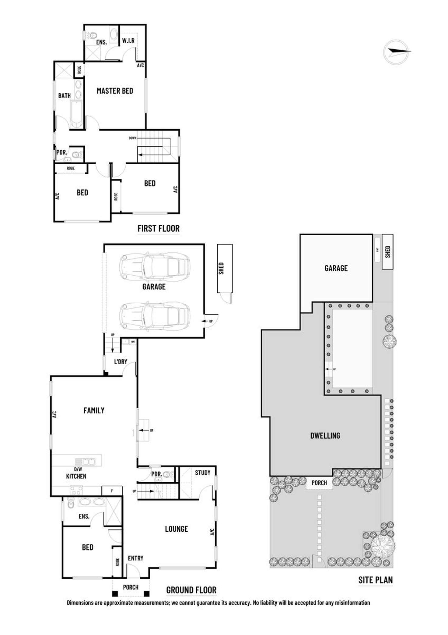 Floorplan of Homely townhouse listing, 1/8 Third Avenue, Box Hill North VIC 3129