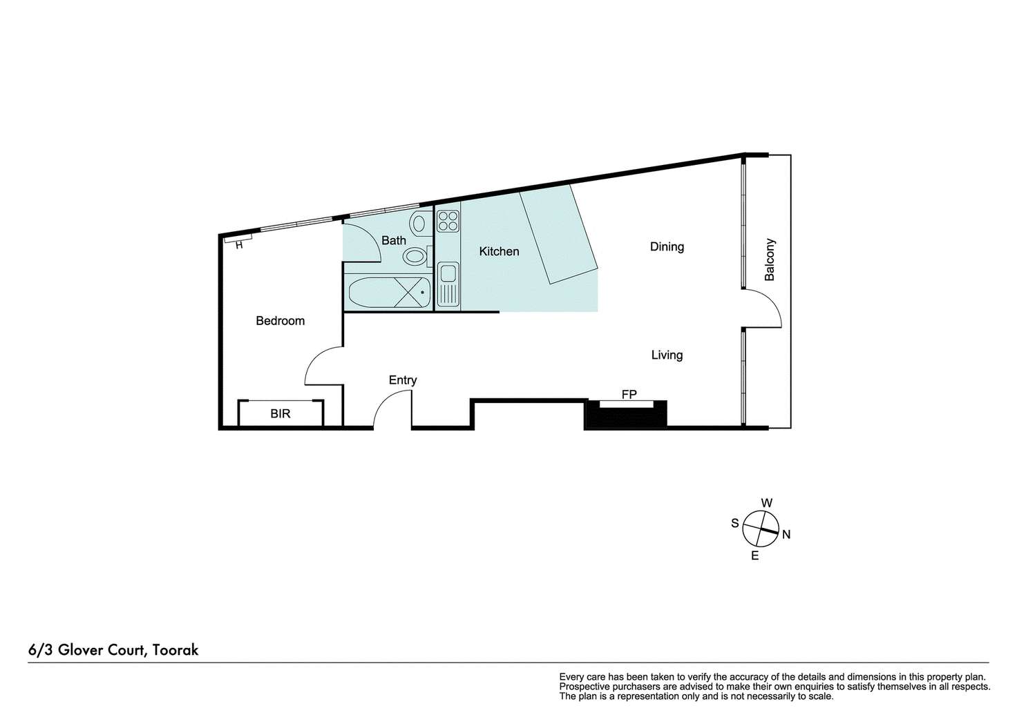 Floorplan of Homely apartment listing, 6/3 Glover Court, Toorak VIC 3142