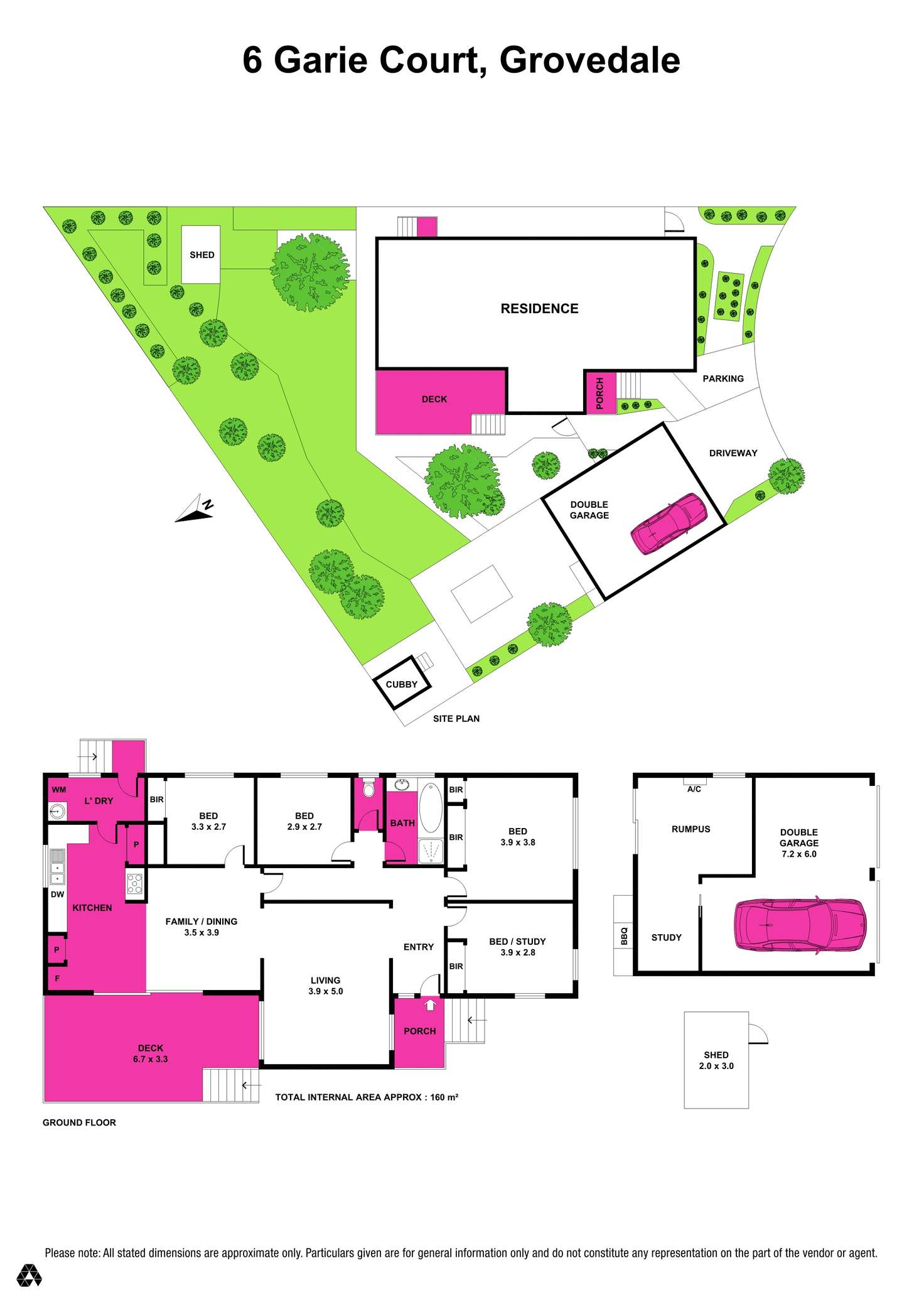 Floorplan of Homely house listing, 6 Garie Court, Grovedale VIC 3216