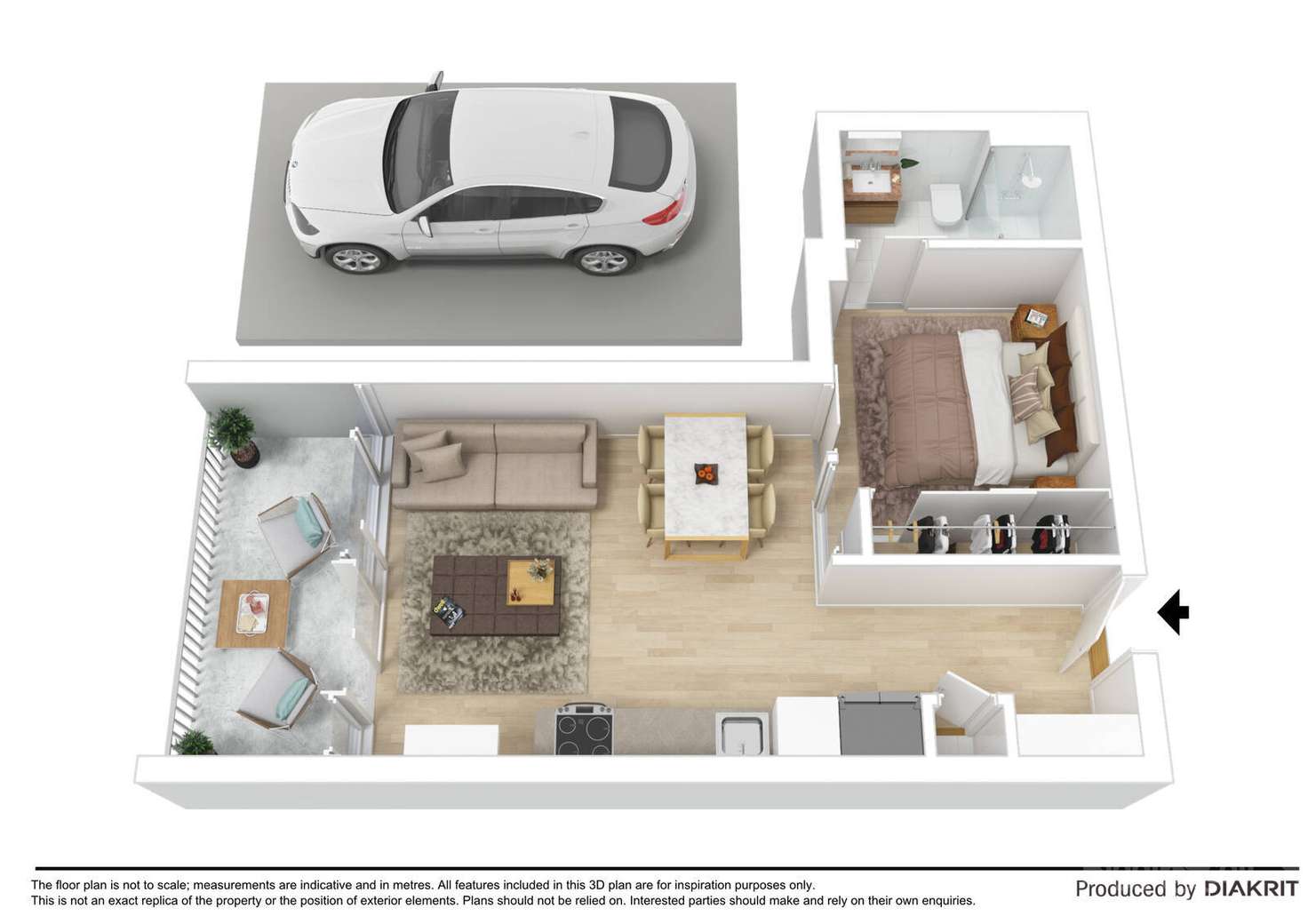 Floorplan of Homely apartment listing, 402/347 Camberwell Road, Camberwell VIC 3124