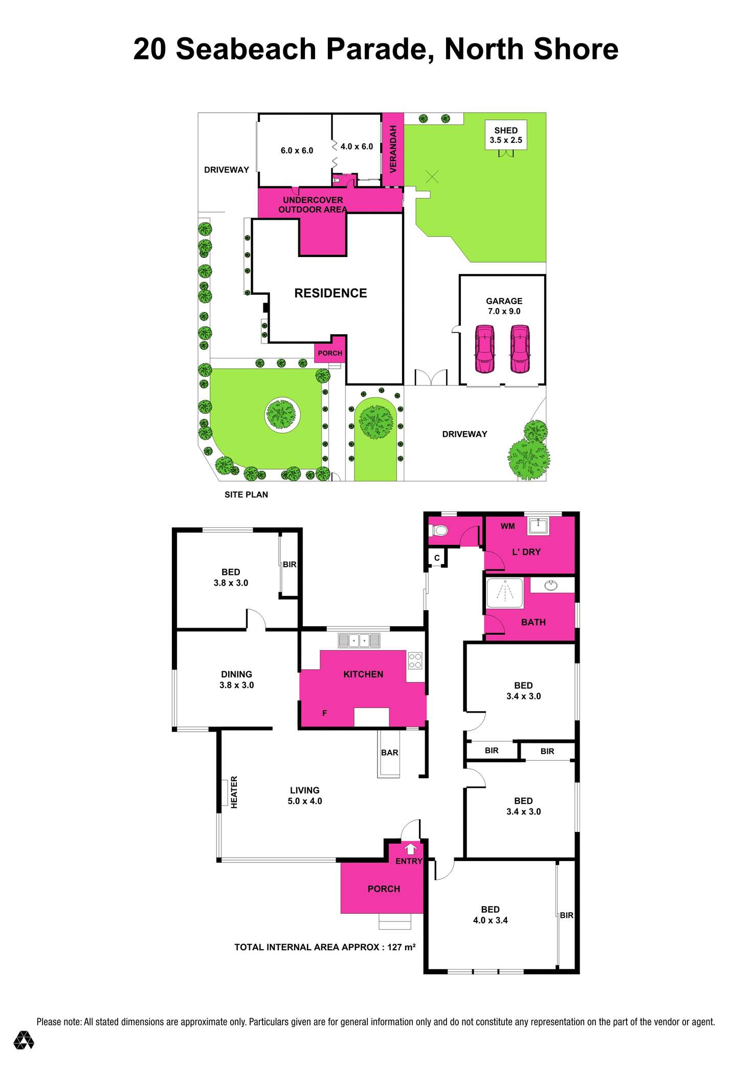 Floorplan of Homely house listing, 20 Seabeach Parade, North Shore VIC 3214