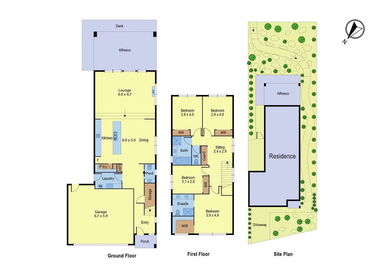 Floorplan of Homely house listing, 67 Siena Ridge, Hidden Valley VIC 3756