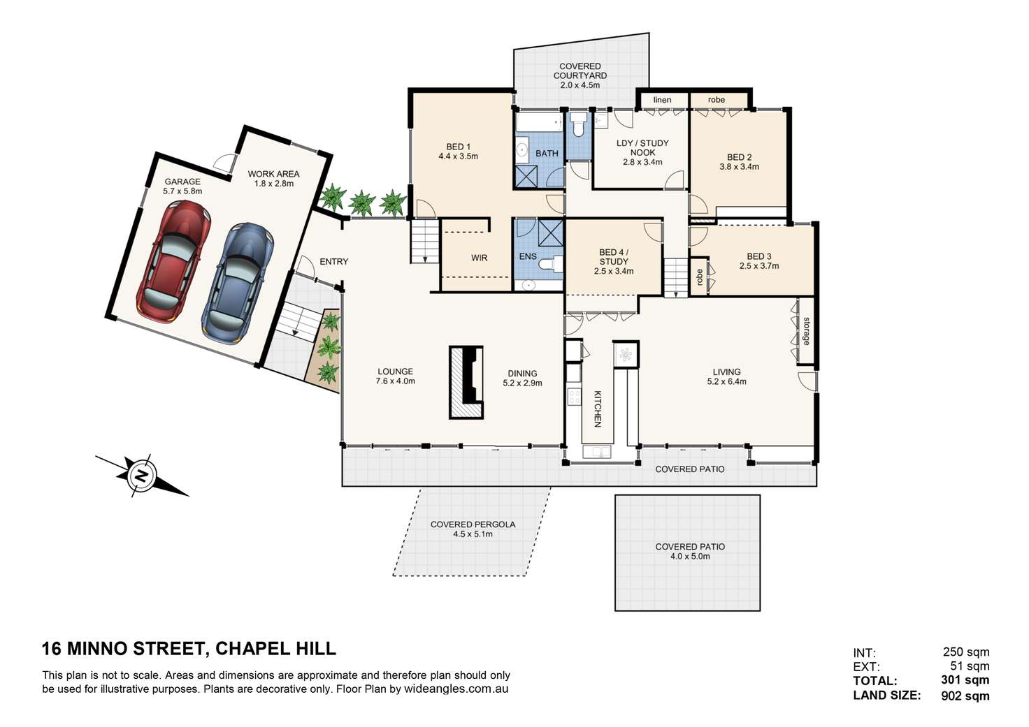 Floorplan of Homely house listing, 16 Minno Street, Chapel Hill QLD 4069