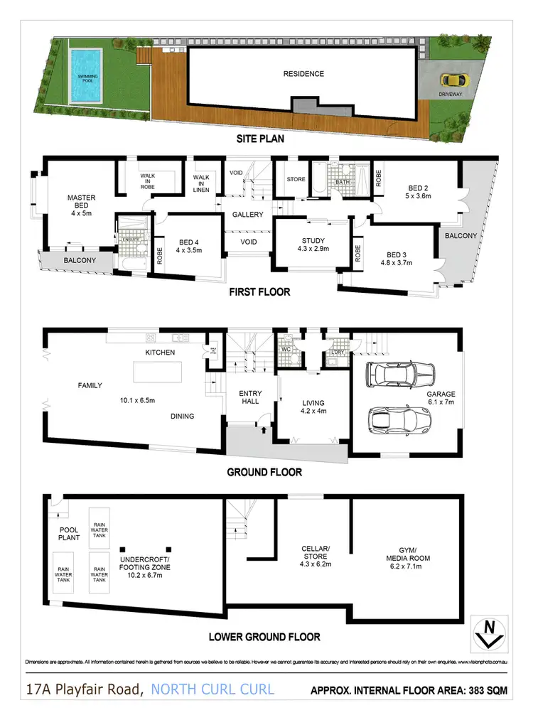 Floorplan of Homely house listing, 17a Playfair Road, North Curl Curl NSW 2099