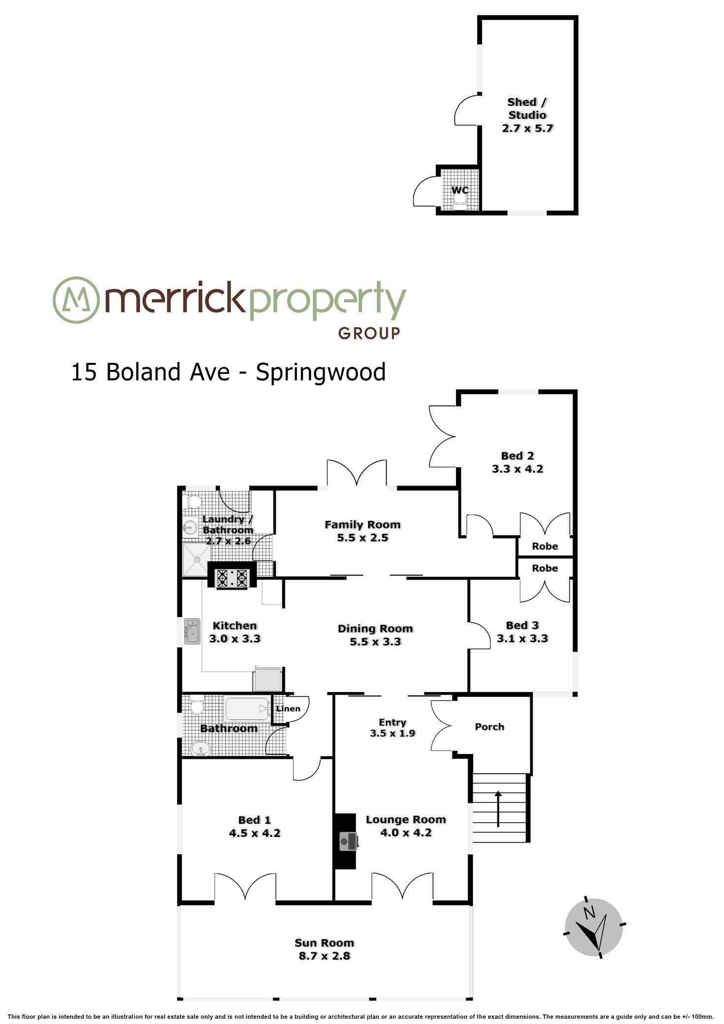 Floorplan of Homely house listing, 15 Boland Avenue, Springwood NSW 2777