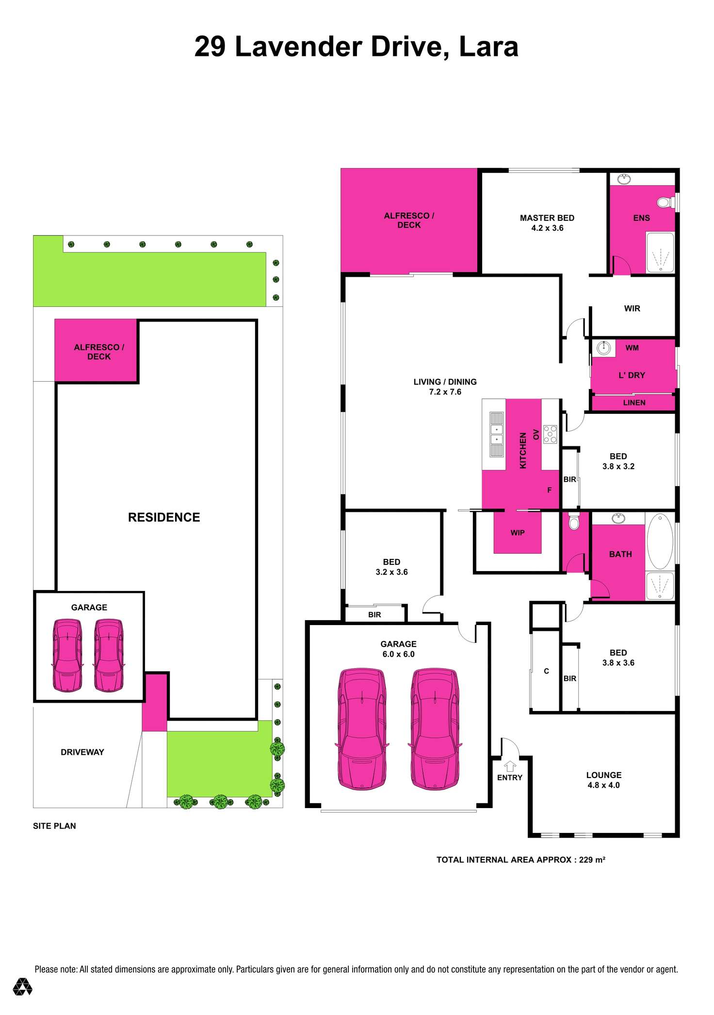 Floorplan of Homely house listing, 29 Lavender Drive, Lara VIC 3212