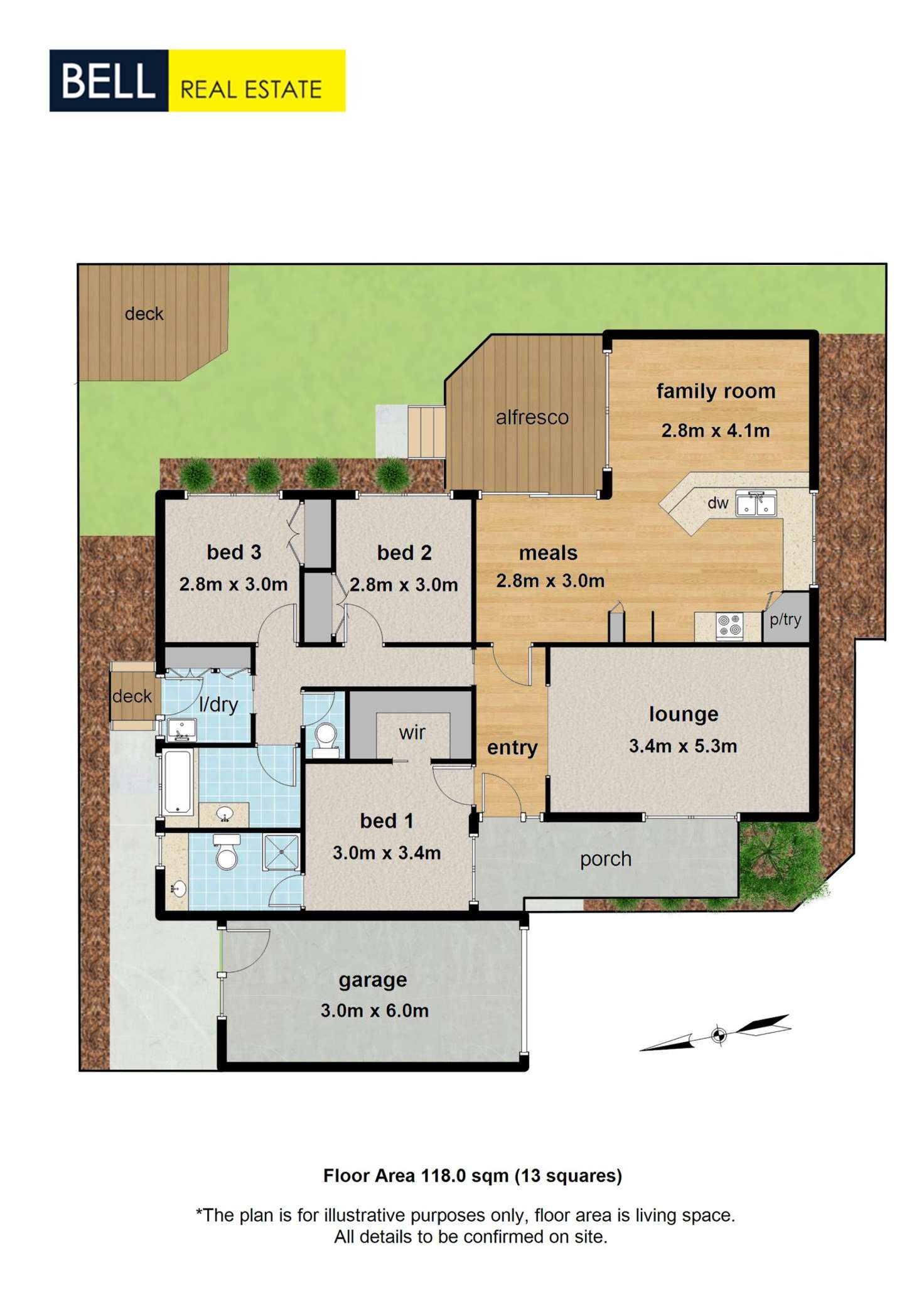 Floorplan of Homely unit listing, 3/451 Dorset Road, Croydon VIC 3136