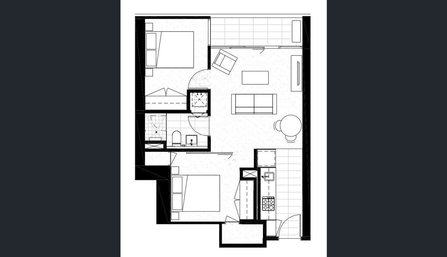 Floorplan of Homely apartment listing, 4607/80 A'Beckett  Street, Melbourne VIC 3000